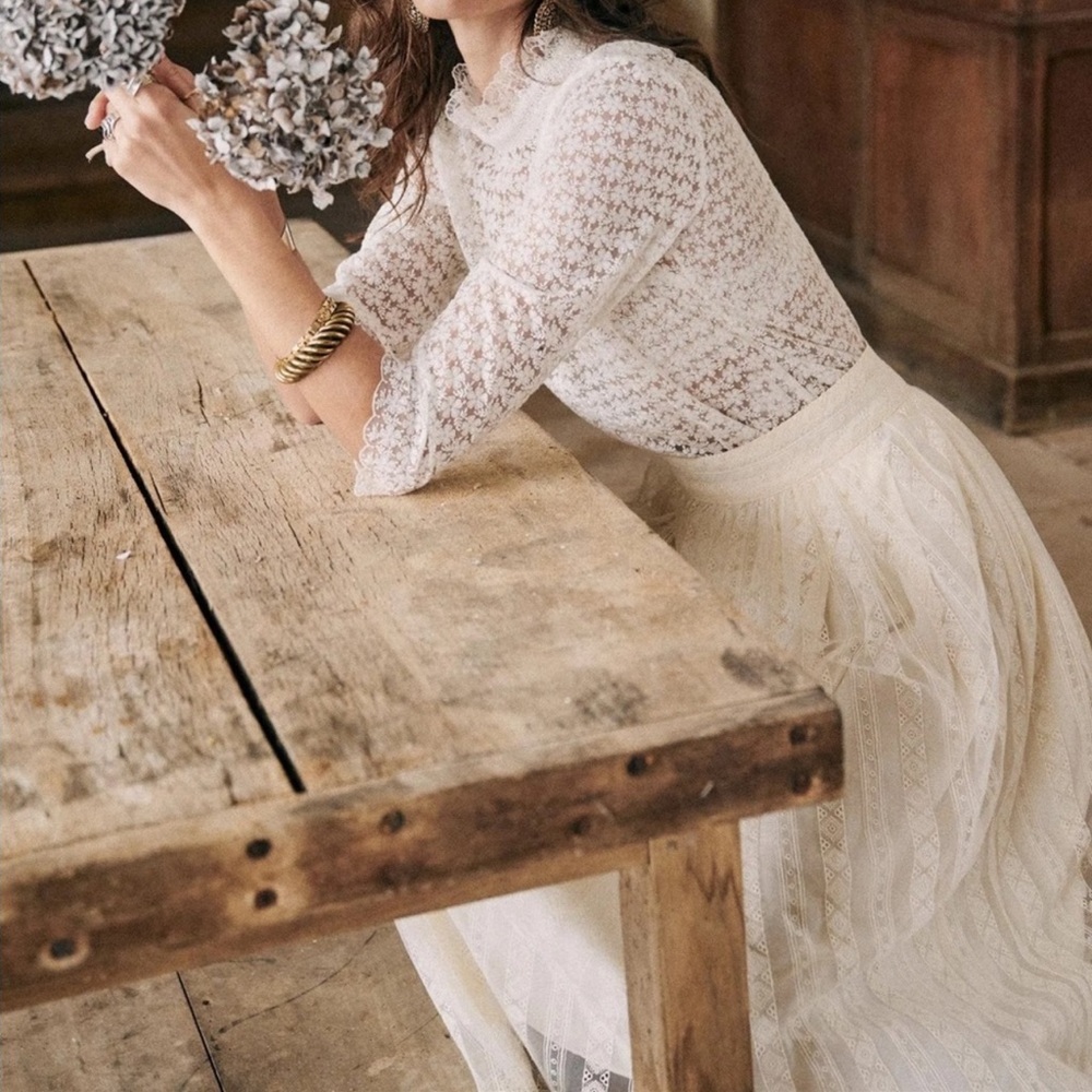 Sezane Eugenie Skirt 2 Fr 34